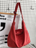 Momentlover Casual Canvas Solid Color Bags Accessories